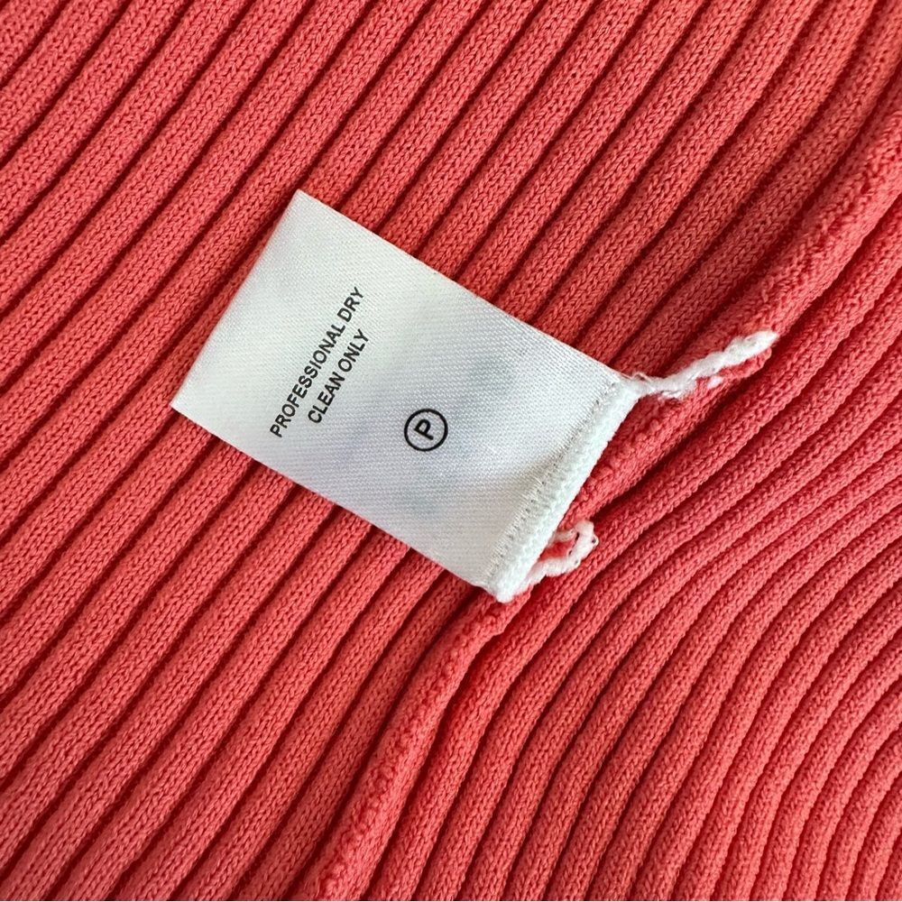 Staud Shoko Colorblock Sweater Dress in Peach Size XS - Picture 11 of 11